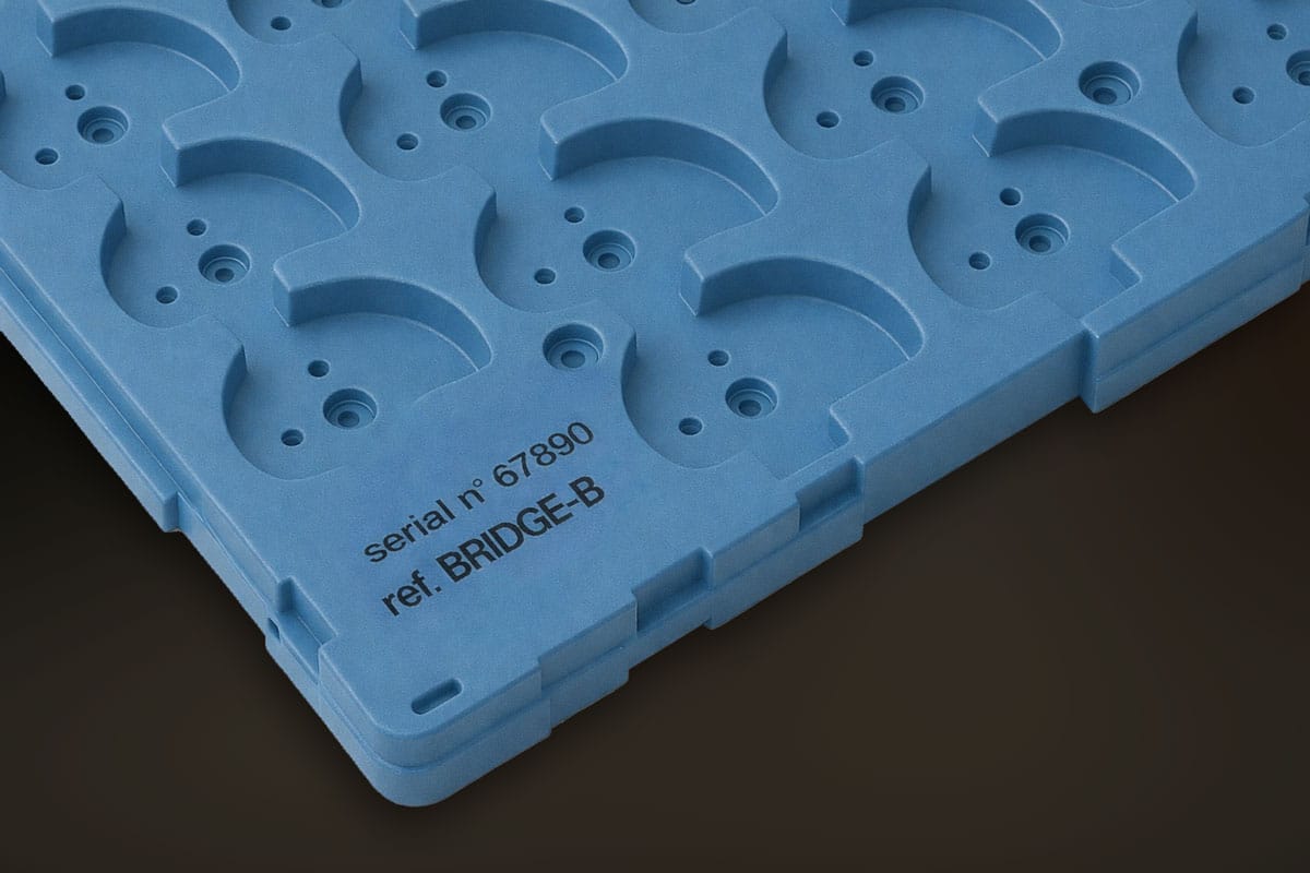 Marquage laser des-matières plastiques